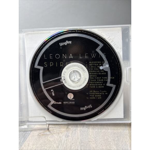 Leona Lewis – Spirit CD 2007 Pop R&B Bleeding Love Album - Picture 4 of 5
